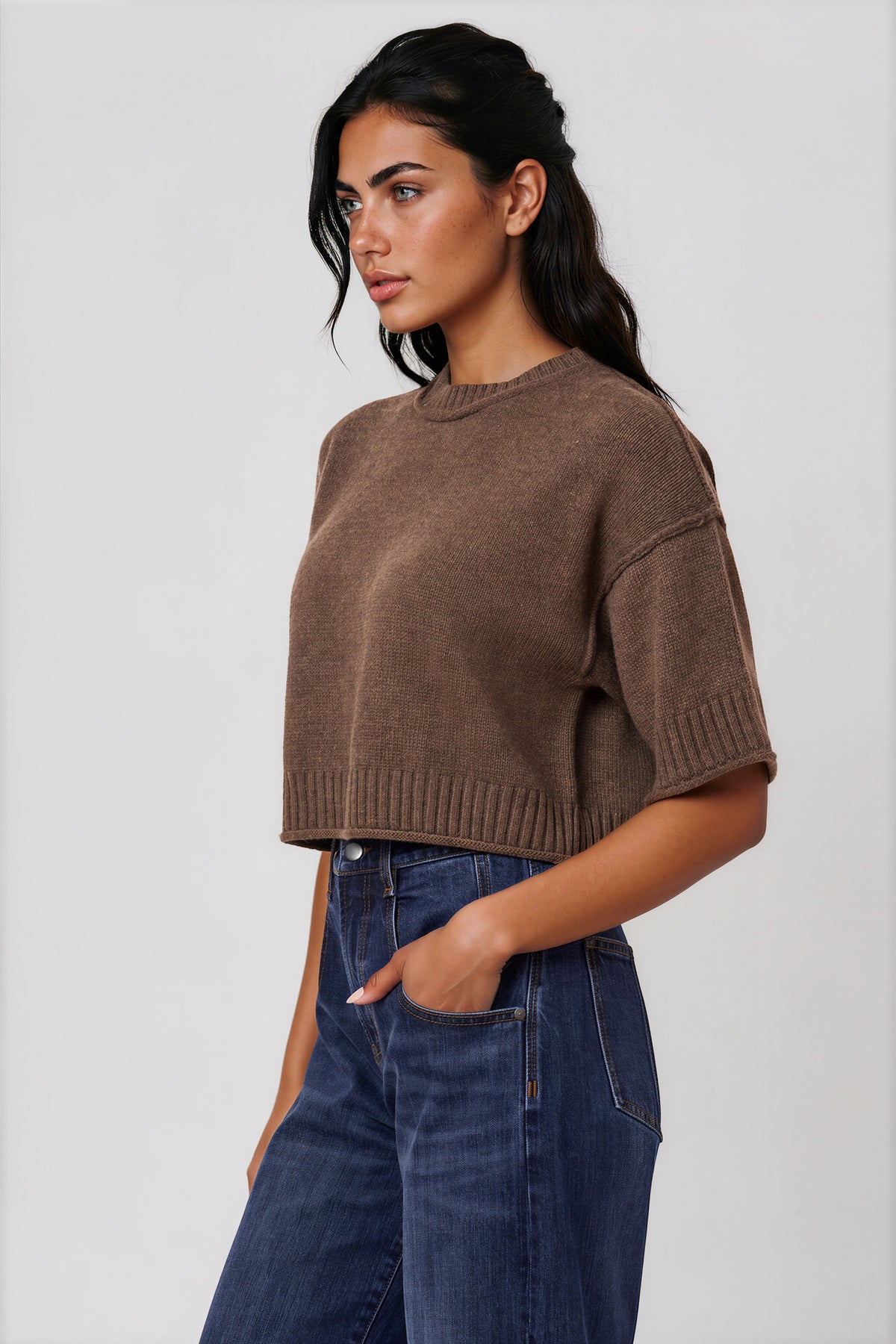 Habitual Crewneck Short Sleeve Sweater