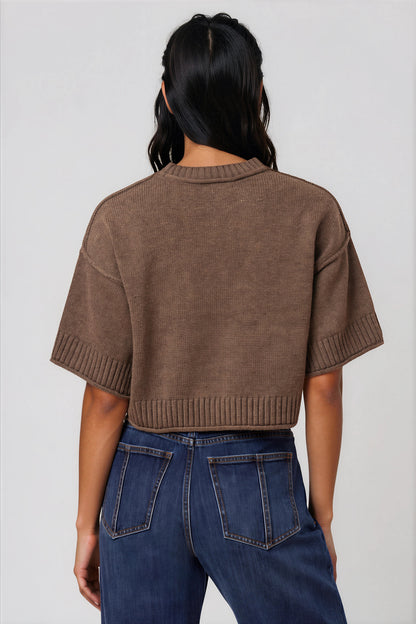Habitual Crewneck Short Sleeve Sweater