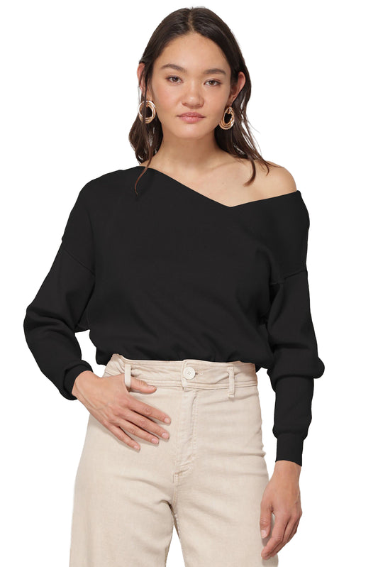 Line & Dot Favorite Off Shoulder Sweater
